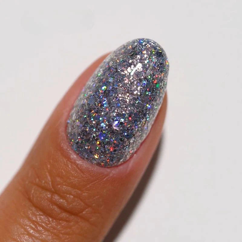 Dnd Diva Duo Gel & Polish -Chunky Holo 025 - Universal Nail Supplies