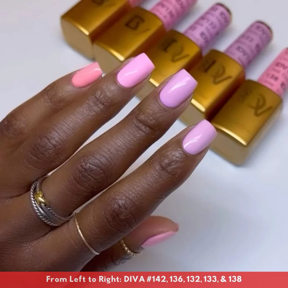 Dnd Diva Duo Gel & Polish - Circus Pink 138 - Universal Nail Supplies