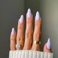 DND Diva Duo Gel & Polish in Classic Waltz 128, a dual gel nail polish and lacquer set, with bottles displayed on a clean surface.