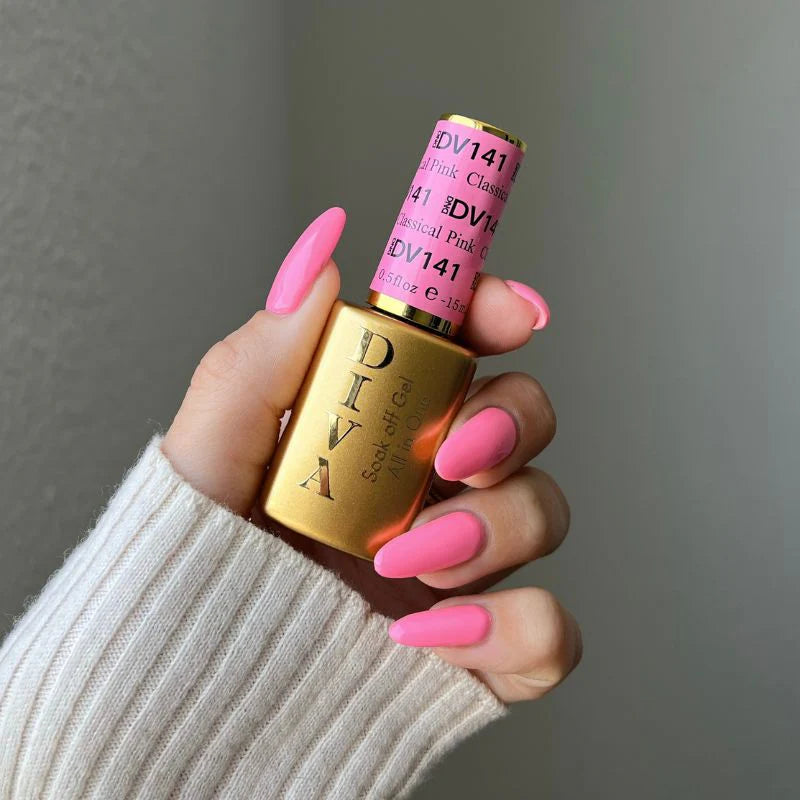 Dnd Diva Duo Gel & Polish - Classical Pink 141 - Universal Nail Supplies