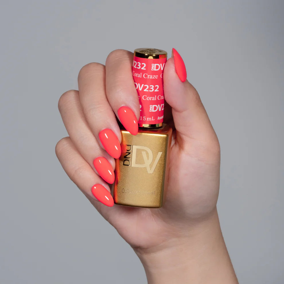 Dnd Diva Duo Gel & Polish - Coral Craze 232 - Universal Nail Supplies