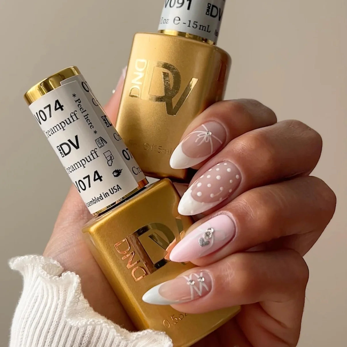 Dnd Diva Duo Gel & Polish - Creampuff 074 - Universal Nail Supplies