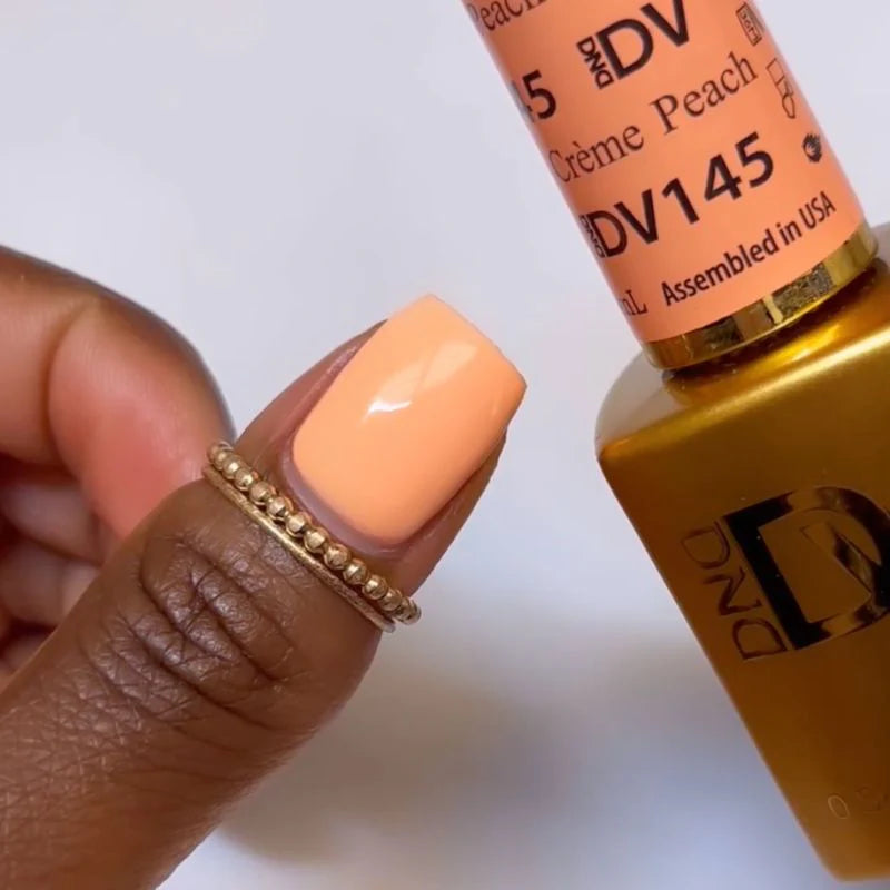 Dnd Diva Duo Gel & Polish - Creme Peach 145 - Universal Nail Supplies
