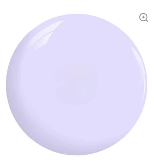 DND Diva Duo Gel & Polish in Dainty Lavender 103, featuring a vibrant lavender gel nail polish and lacquer finish.