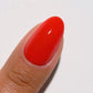 DND Diva Duo Gel & Polish in Diva Red 160, showcasing vibrant red gel nail polish and lacquer for a bold manicure.