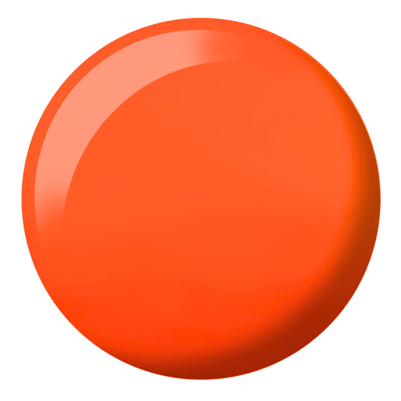 DND Diva Duo Gel & Polish Fire Breather 217 featuring vibrant orange-red gel nail polish and lacquer for bold nails