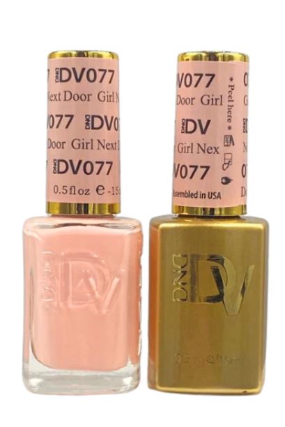 Dnd Gel & Polish Diva Duo - 077 Girl Next Door - Universal Nail Supplies
