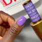 DND Diva Duo Gel & Polish Gypsy Soul 224, vibrant gel nail polish and lacquer set in a stylish bottle.