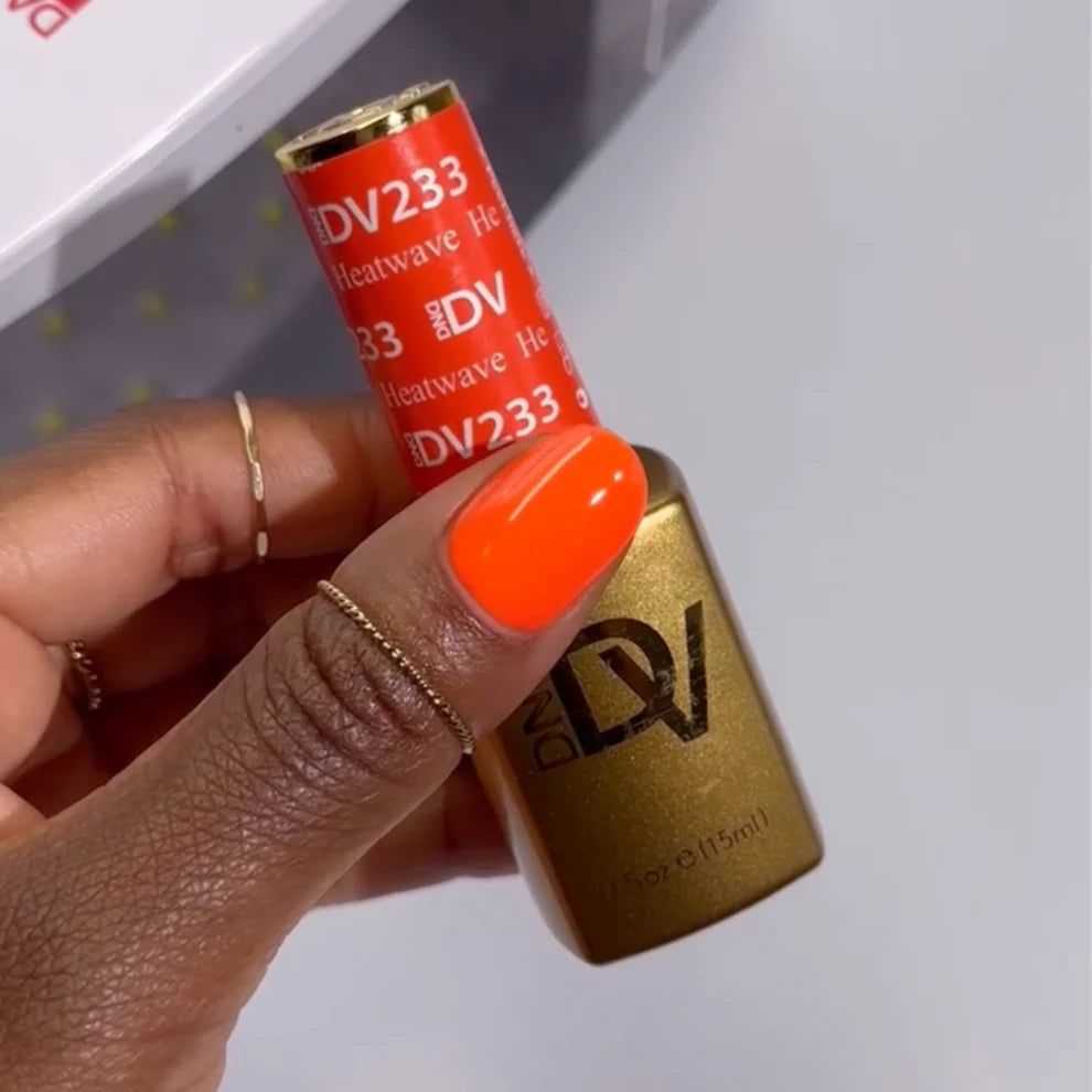 Dnd Diva Duo Gel & Polish - Heatwave 233 - Universal Nail Supplies