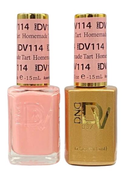 Dnd Gel & Polish Diva Duo - 114 Homemade Tart - Universal Nail Supplies