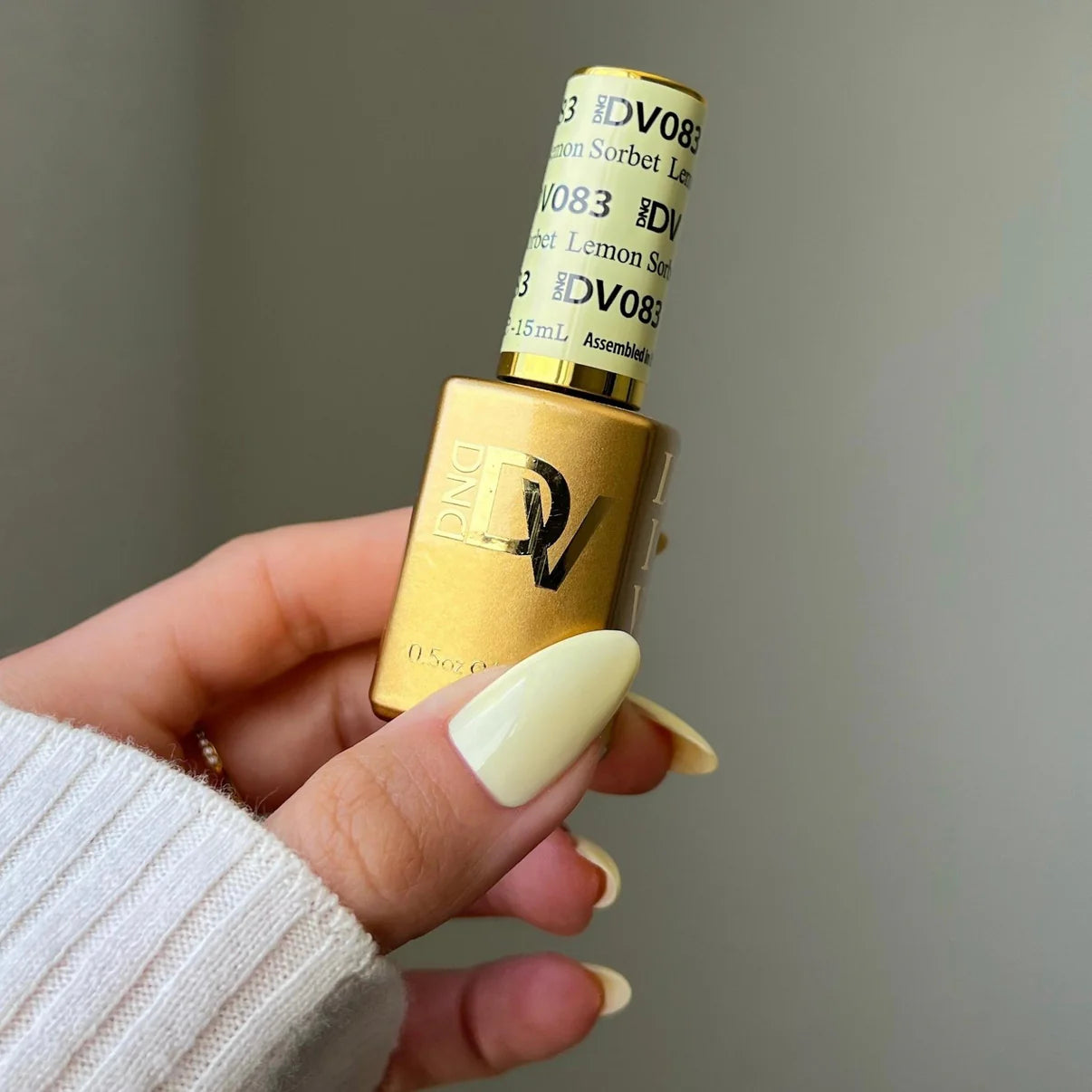 Dnd Diva Duo Gel & Polish - Lemon Sorbet 083 - Universal Nail Supplies