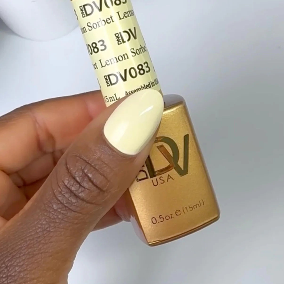 Dnd Diva Duo Gel & Polish - Lemon Sorbet 083 - Universal Nail Supplies