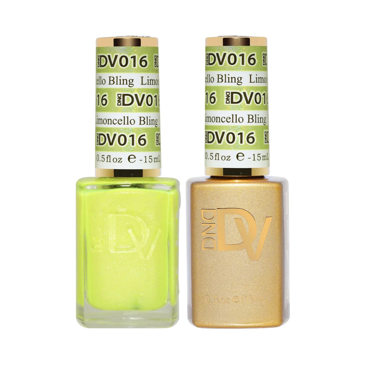 Dnd Diva Duo Gel & Polish - Limoncello Bling 016 - Universal Nail Supplies