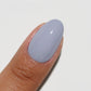 DND Diva Duo gel and polish in Misty Morning 255, featuring a soft pastel nail color and glossy finish.