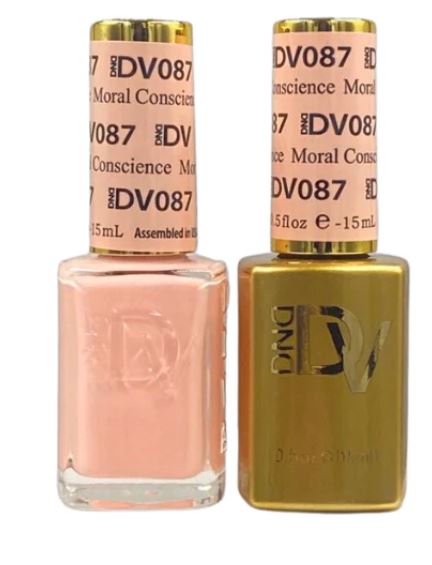 Dnd Gel & Polish Diva Duo - 087 Durian, Plz - Universal Nail Supplies