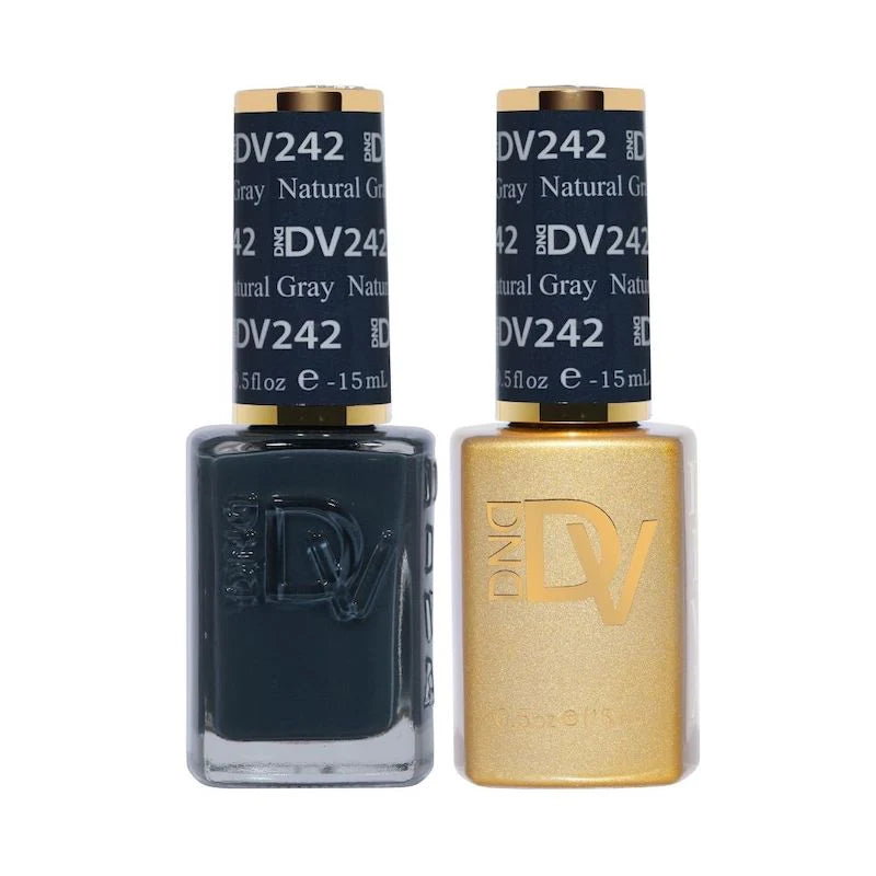 Dnd Diva Duo Gel & Polish - Nautical Gray 242 - Universal Nail Supplies