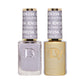 DND Diva Duo Gel & Polish in Pale Pebble 256, showcasing a smooth, elegant gel nail polish and lacquer in soft neutral shades