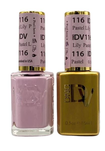 Dnd Gel & Polish Diva Duo - 116 Pastel Lily - Universal Nail Supplies