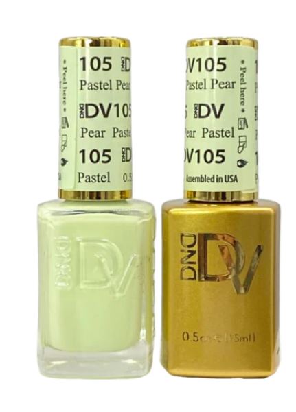 Dnd Gel & Polish Diva Duo - 105 Pastel Pear - Universal Nail Supplies