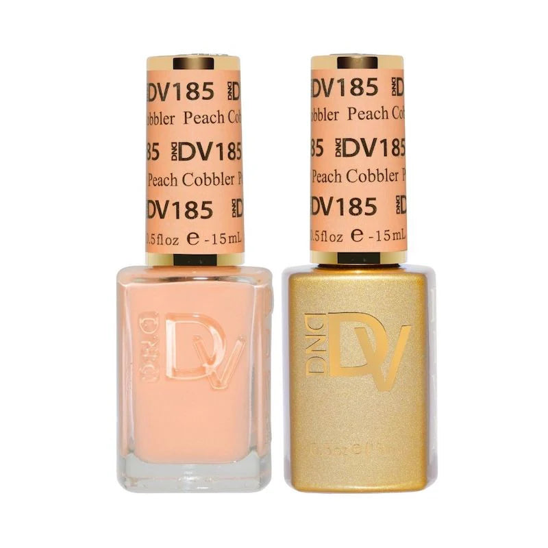 Dnd Diva Duo Gel & Polish - Peach Cobbler 185 - Universal Nail Supplies