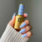 DND Diva Duo Gel & Polish Pies In The Sky 129, gel nail polish and lacquer set with vibrant blue and sky-themed design