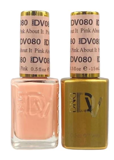 Dnd Gel & Polish Diva Duo - 080 Pink About It - Universal Nail Supplies