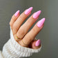 DND Diva Duo Gel & Polish in Pink Ribbons 183, featuring a pink nail gel and lacquer with ribbon design, on a neutral background.