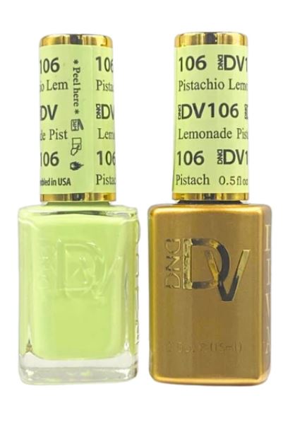 Dnd Gel & Polish Diva Duo - 106 Pistachio Lemonade - Universal Nail Supplies