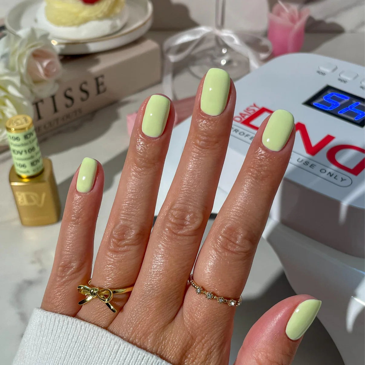 Dnd Diva Duo Gel & Polish - Pistachio Lemonade 106 - Universal Nail Supplies