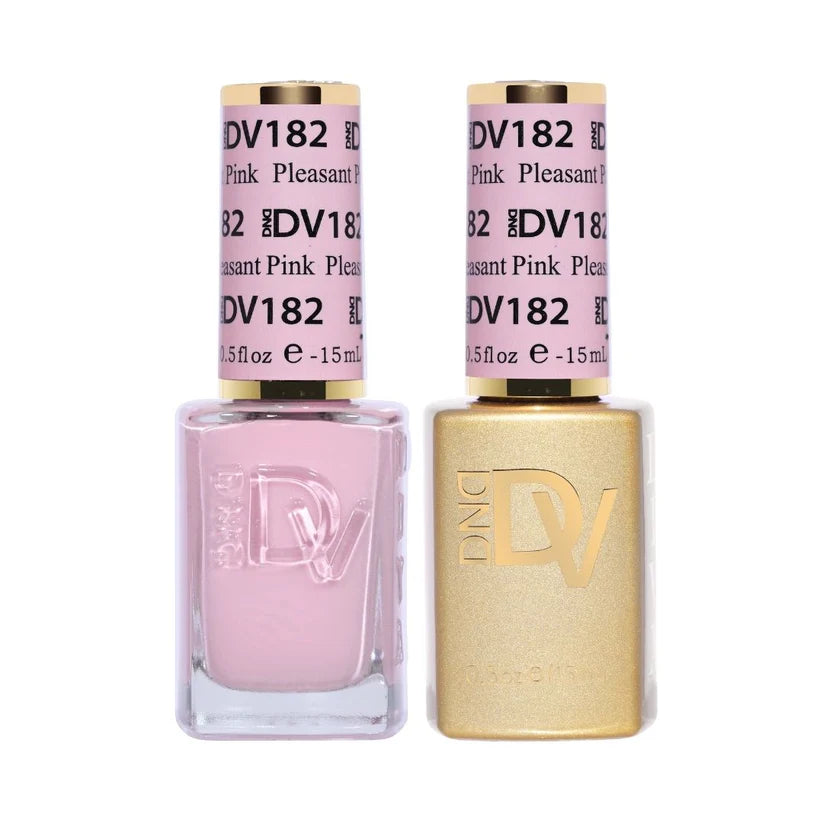 Dnd Diva Duo Gel & Polish - Pleasant Pink 182 - Universal Nail Supplies