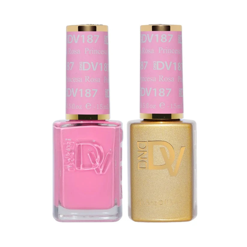 Dnd Diva Duo Gel & Polish - Princesa Rosa 187 - Universal Nail Supplies