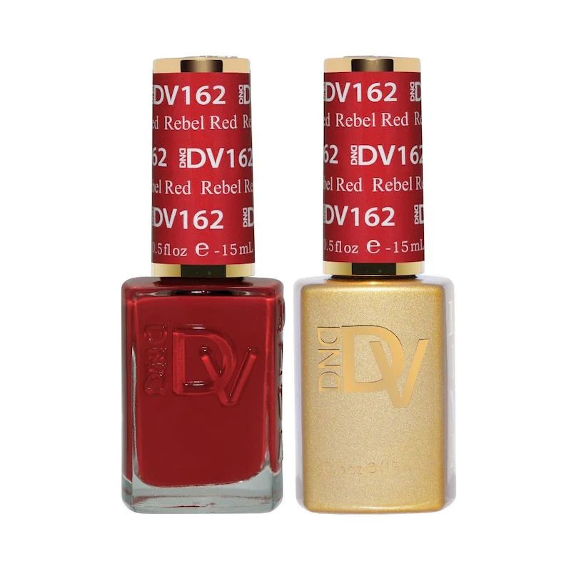 Dnd Diva Duo Gel & Polish -  Rebel Red 162 - Universal Nail Supplies