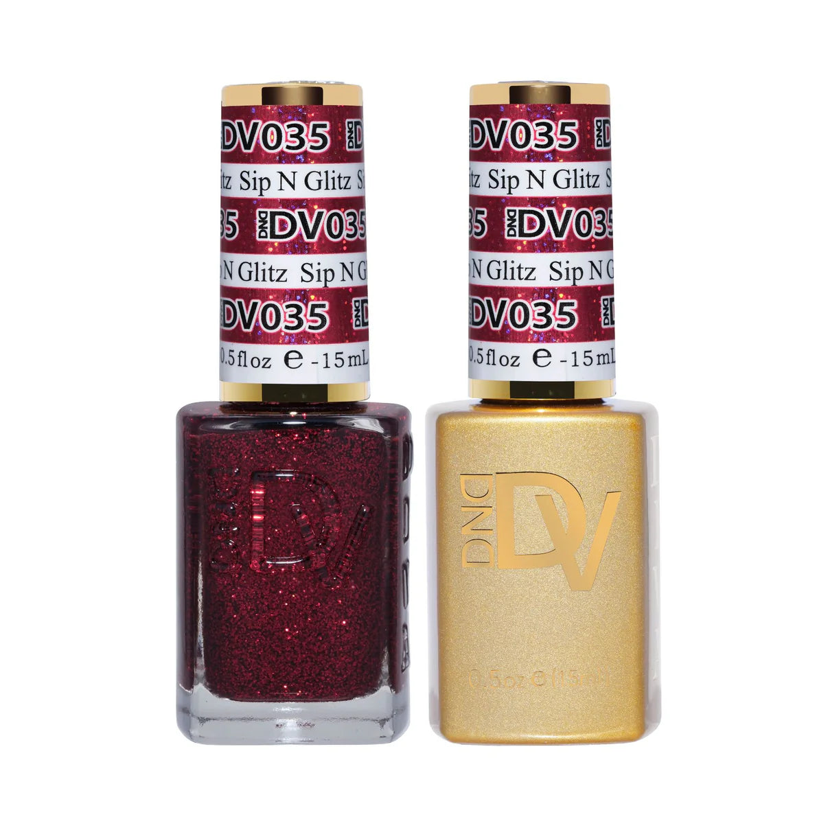 Dnd Diva Duo Gel & Polish - Sip N’ Glitz 035 - Universal Nail Supplies