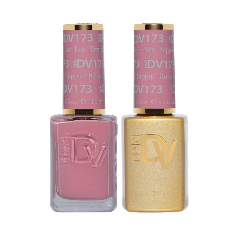 Dnd Diva Duo Gel & Polish - Sippin' Rose Tea 173 - Universal Nail Supplies