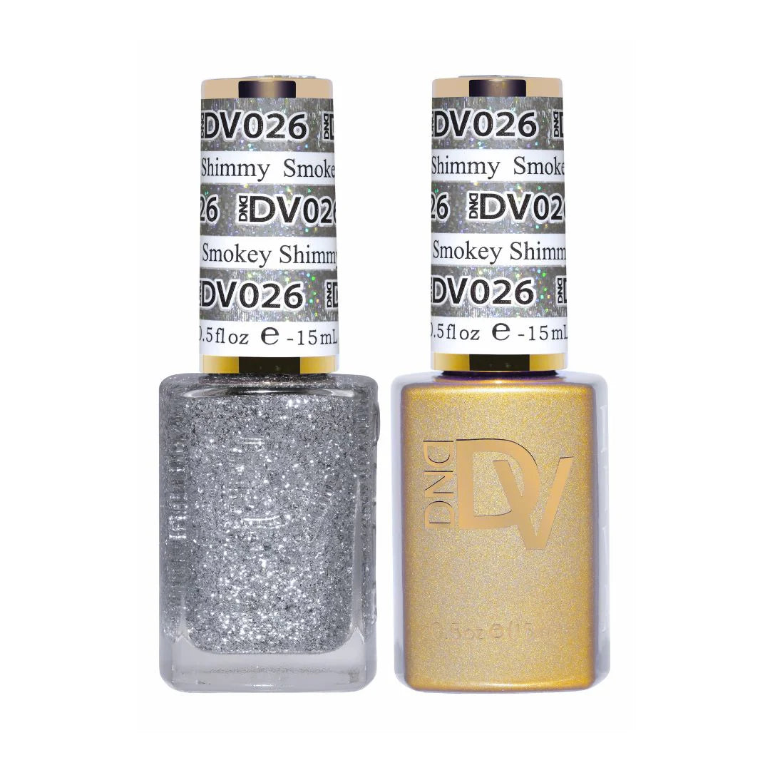 Dnd Diva Duo Gel & Polish - Smokey Shimmy 026 - Universal Nail Supplies