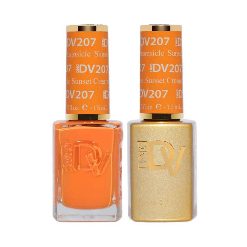 Dnd Diva Duo Gel & Polish - Sunset Creamsicle 207 - Universal Nail Supplies