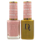 DND Diva Duo Gel & Polish in Texas Rose 066 showing vibrant pink gel nail polish and matching lacquer bottles.