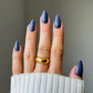 DND Diva Duo Gel & Polish in Trip To NYC 263 featuring a vibrant gel nail polish and lacquer with a glossy finish.