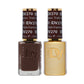 DND Diva Duo Gel & Polish in Triple Espresso 270 featuring a gel nail polish and lacquer set with rich espresso brown shades