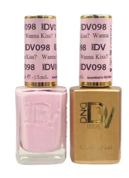 Dnd Gel & Polish Diva Duo - 098 Wanna Kiss? - Universal Nail Supplies