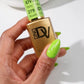 DND Diva Duo Gel & Polish in Wasabi Baby 279, vibrant green gel nail polish and lacquer with glossy finish.