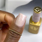 DND Diva Duo Gel & Polish in Winter Wedding 062 featuring a swatch of elegant gel nail polish and lacquer for a chic look.