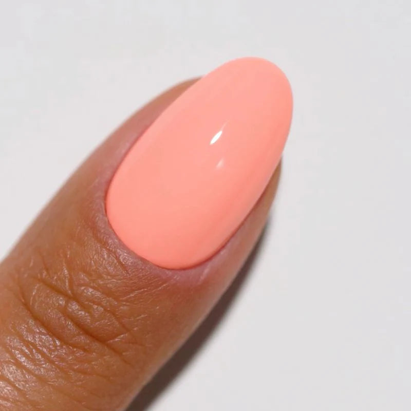 DND Diva Duo Gel & Polish Zesty Sunrise 144, vibrant orange and yellow nail polish and gel for stylish manicures