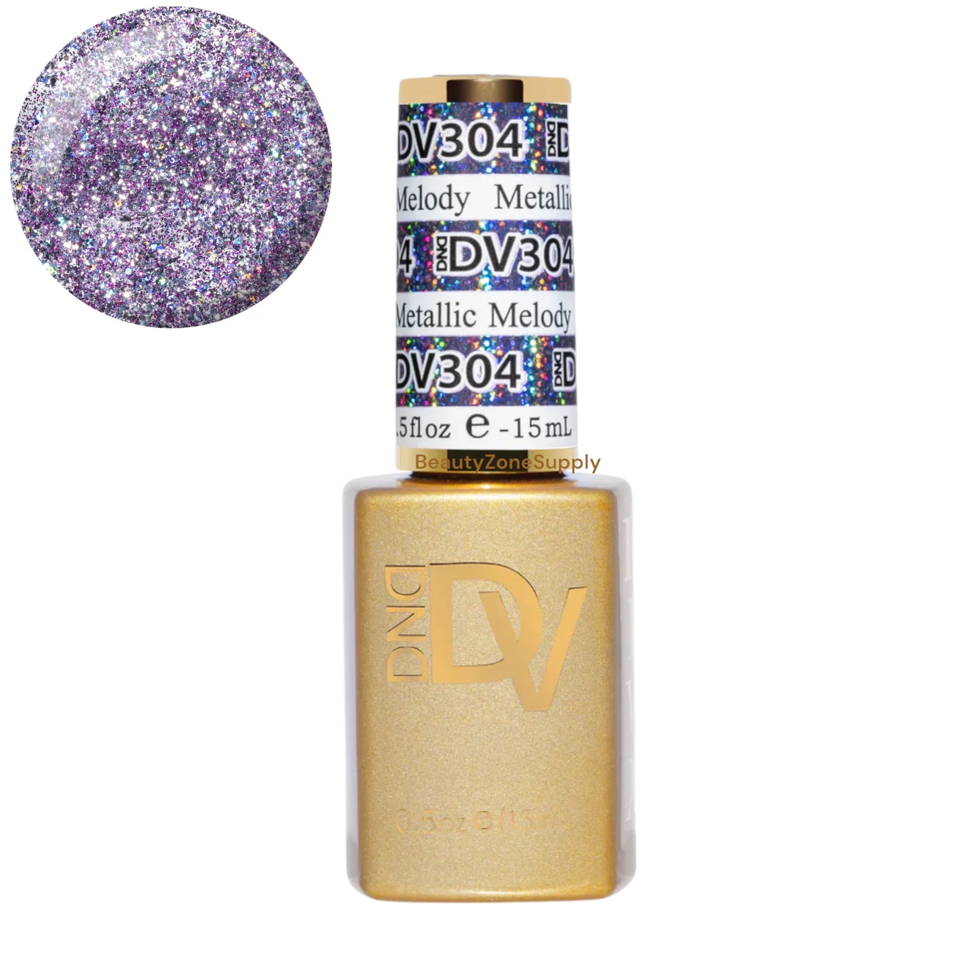 Dnd Diva Gel - Metallic Melody 304 - Universal Nail Supplies