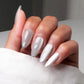 DND Diva 9D Cat Eye Gel Polish in Mirror-acle shade with glassball shimmer, showcasing vibrant, reflective cat eye effect.