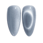 DND Diva 9D Cat Eye Gel Polish in Mirror-acle, featuring a dazzling reflective glassball finish with a sleek, deep blue color.