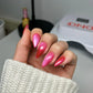 DND Diva 9D Cat Eye Gel Polish in Hi, Kitty! shade with glassball effect, featuring a vibrant cat eye finish.