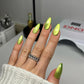 DND Diva 9D Cat Eye Gel Polish in Lemon Whiskers, featuring a glassball finish and vibrant yellow color with a sleek bottle design.