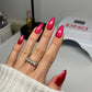 DND Diva 9D Cat Eye Gel Polish #17 Ro-meowtic with glassball effect, showcasing vibrant, shimmering cat eye nail polish.