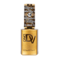 DND Diva 9D Cat Eye Gel Polish in Toffee Crisp, showing the glossy, metallic finish and cat eye effect with glassball shimmer.